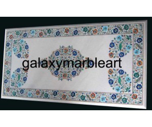 marble inlay dining table top 72x36" WPRE-723601 